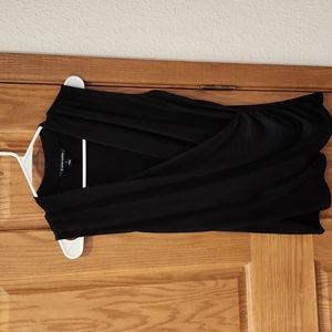 Sleeveless black top